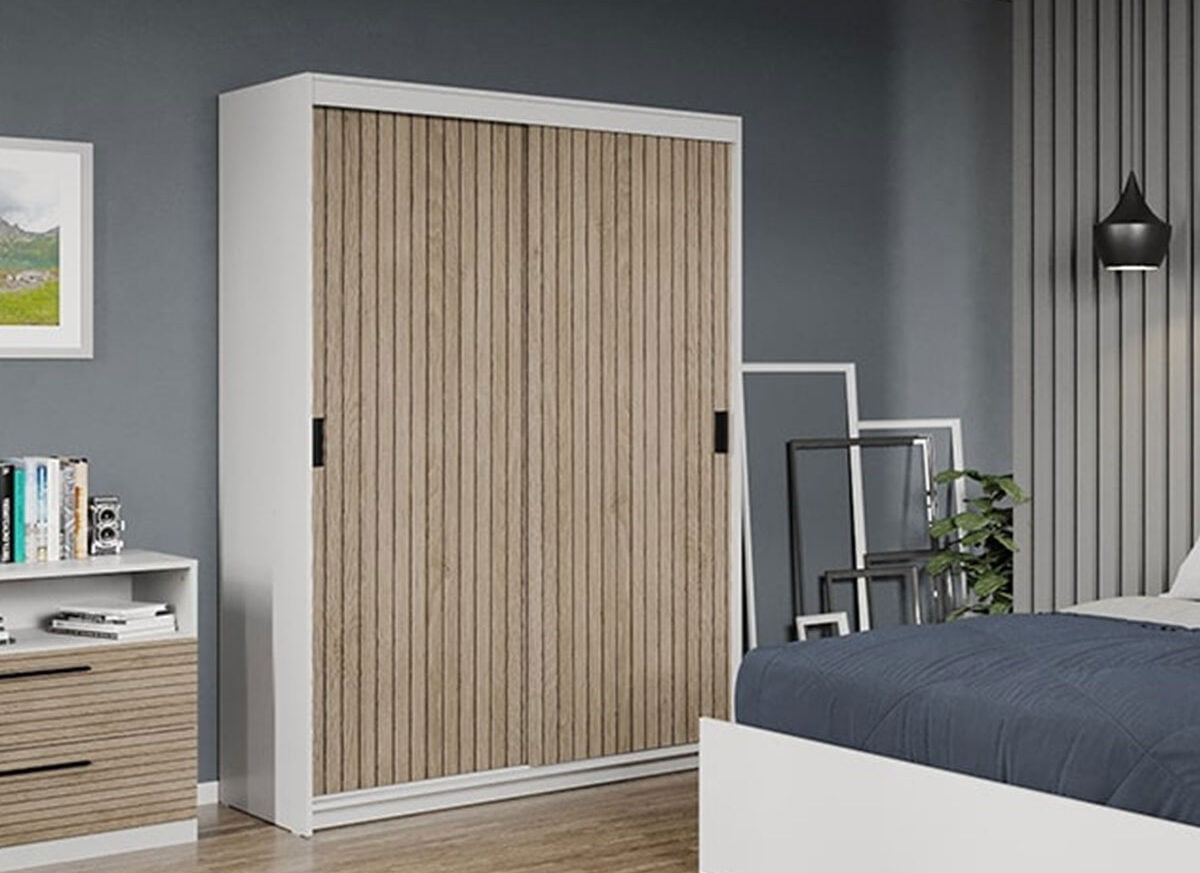 Dressing/Dulap dormitor Stejar Natur 138 - Line