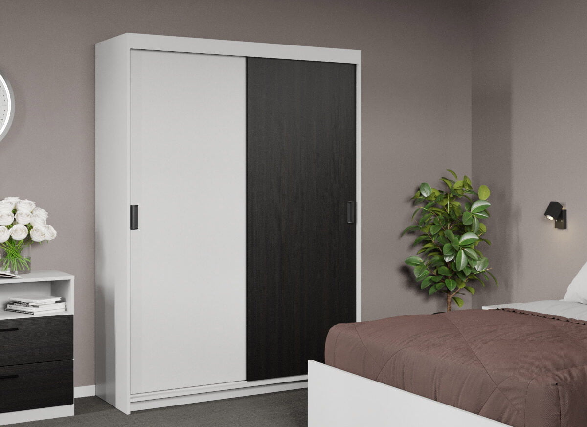 Dressing / Dulap dormitor Ferrara cu Alb 138 - Karin