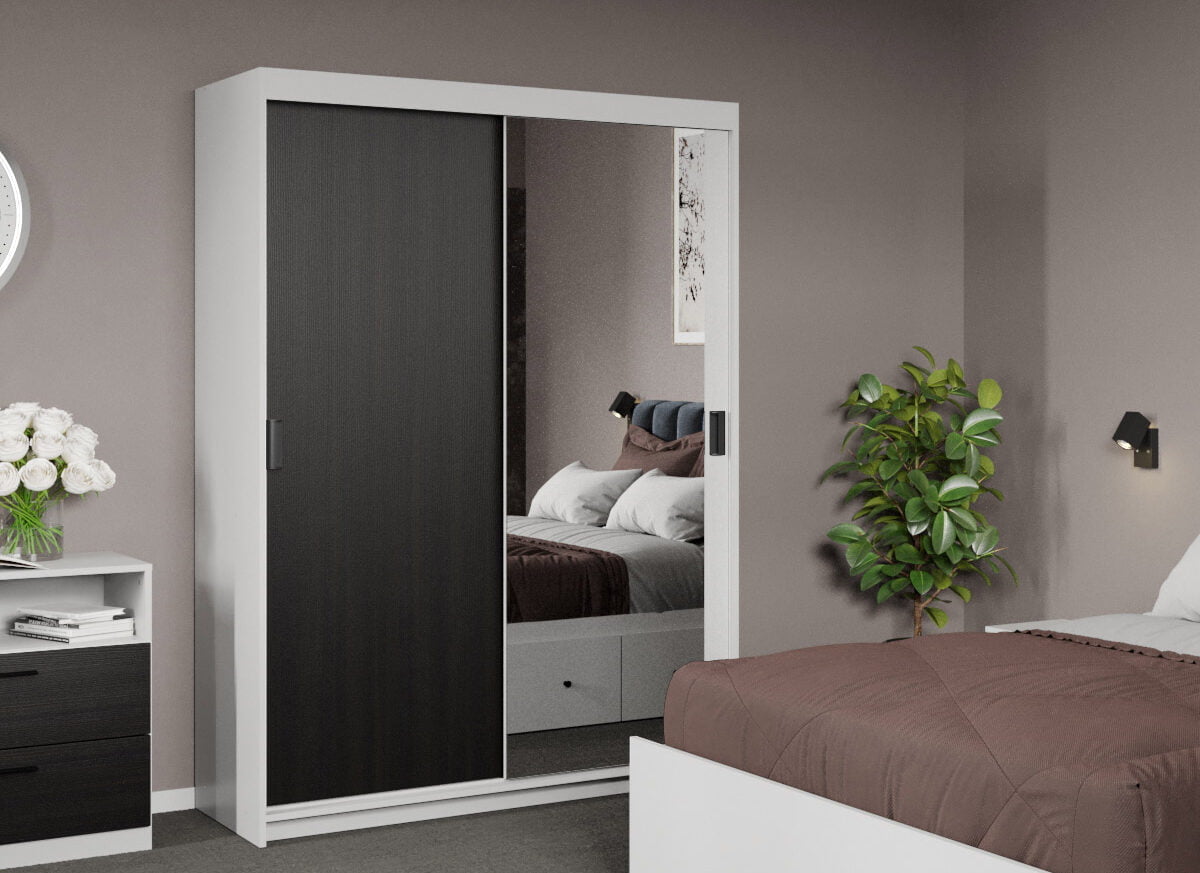 Dressing / Dulap dormitor Ferrara cu Oglinda 138 - Karin