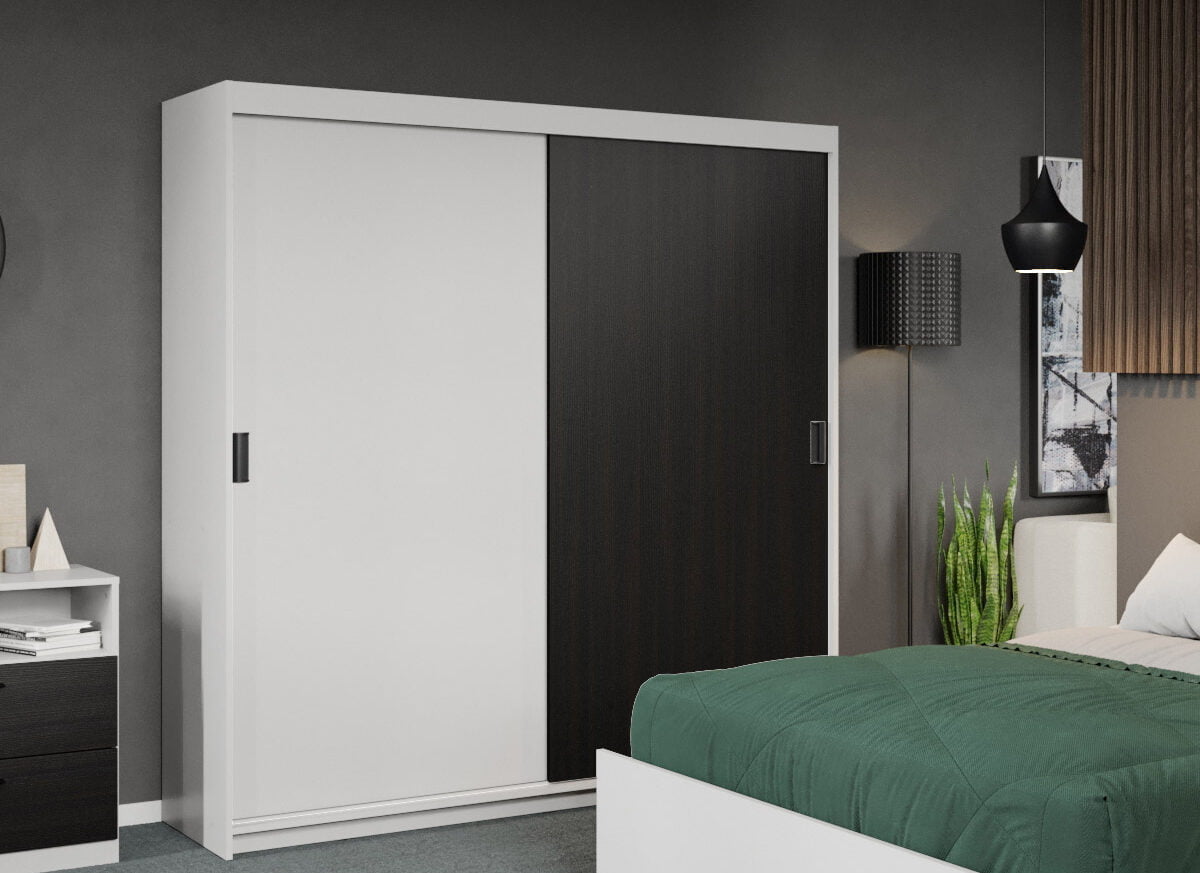 Dressing / Dulap dormitor Ferrara cu Alb 184 - Karin