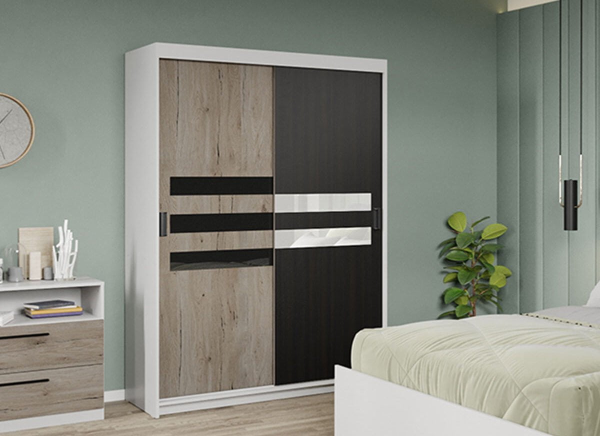 Dressing / Dulap dormitor San Remo+Ferrara 138 - Glass