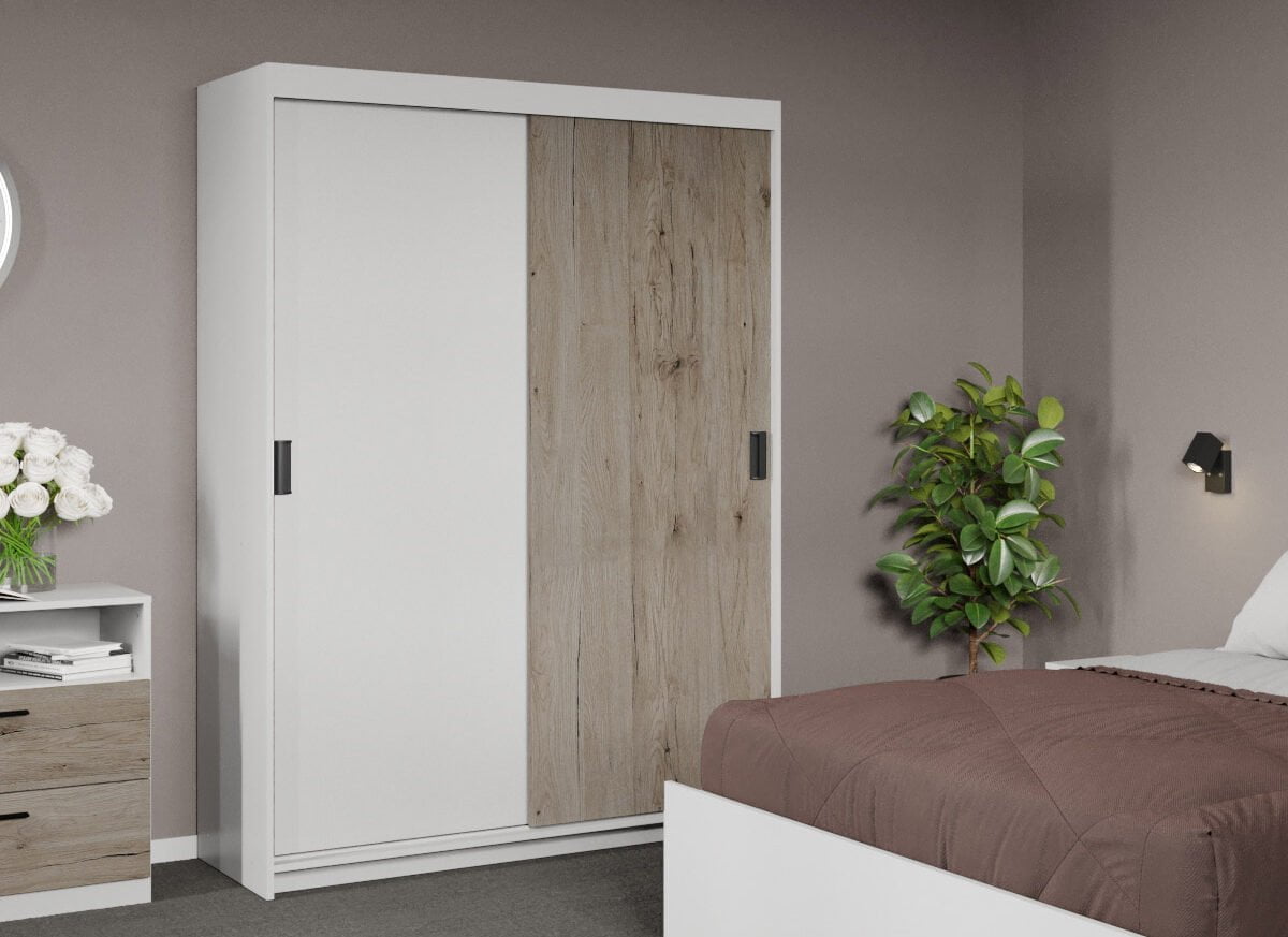 Dressing / Dulap dormitor San Remo cu Alb 138 - Karin