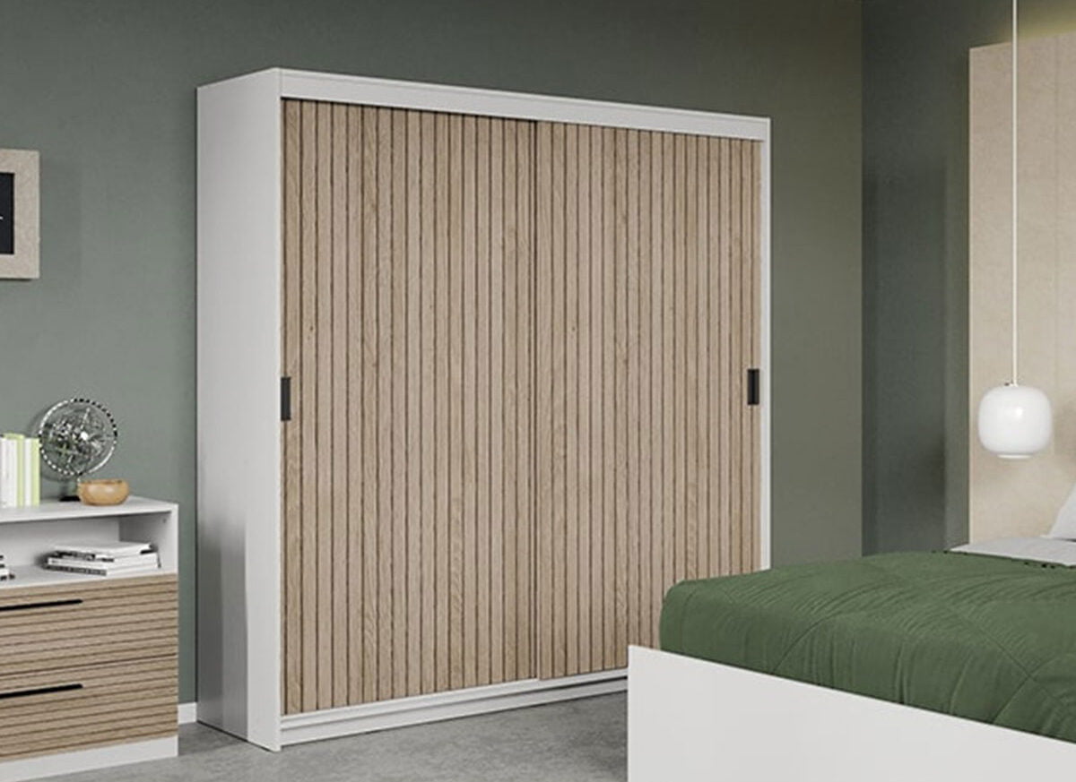 Dressing/Dulap dormitor Stejar Natur 184 - Line