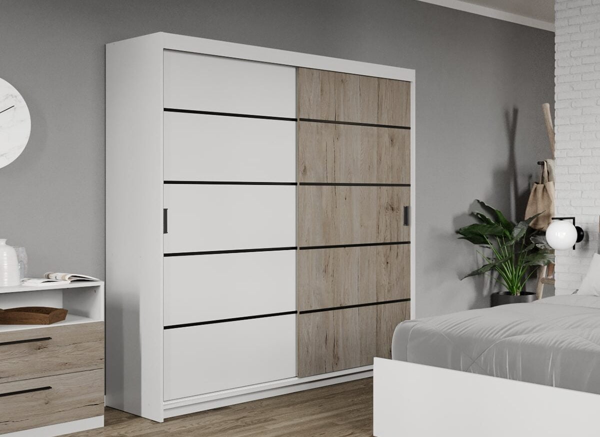 Dressing / Dulap dormitor San Remo+Alb 184 - Elis