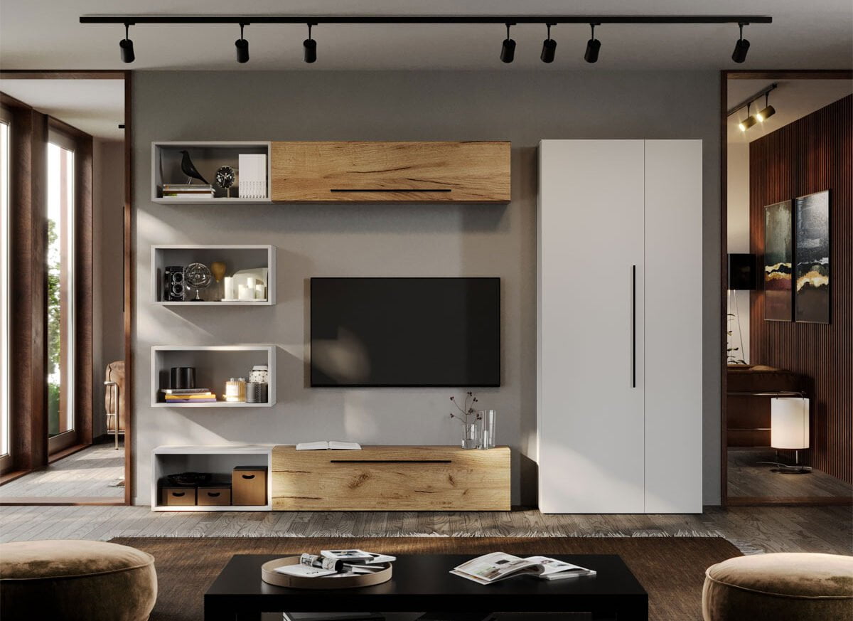 Set Mobila Living - Cristal - C43