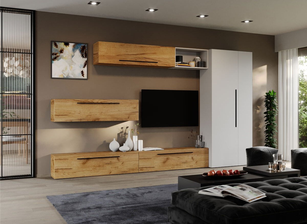 Set Mobila Living - Cristal - C46