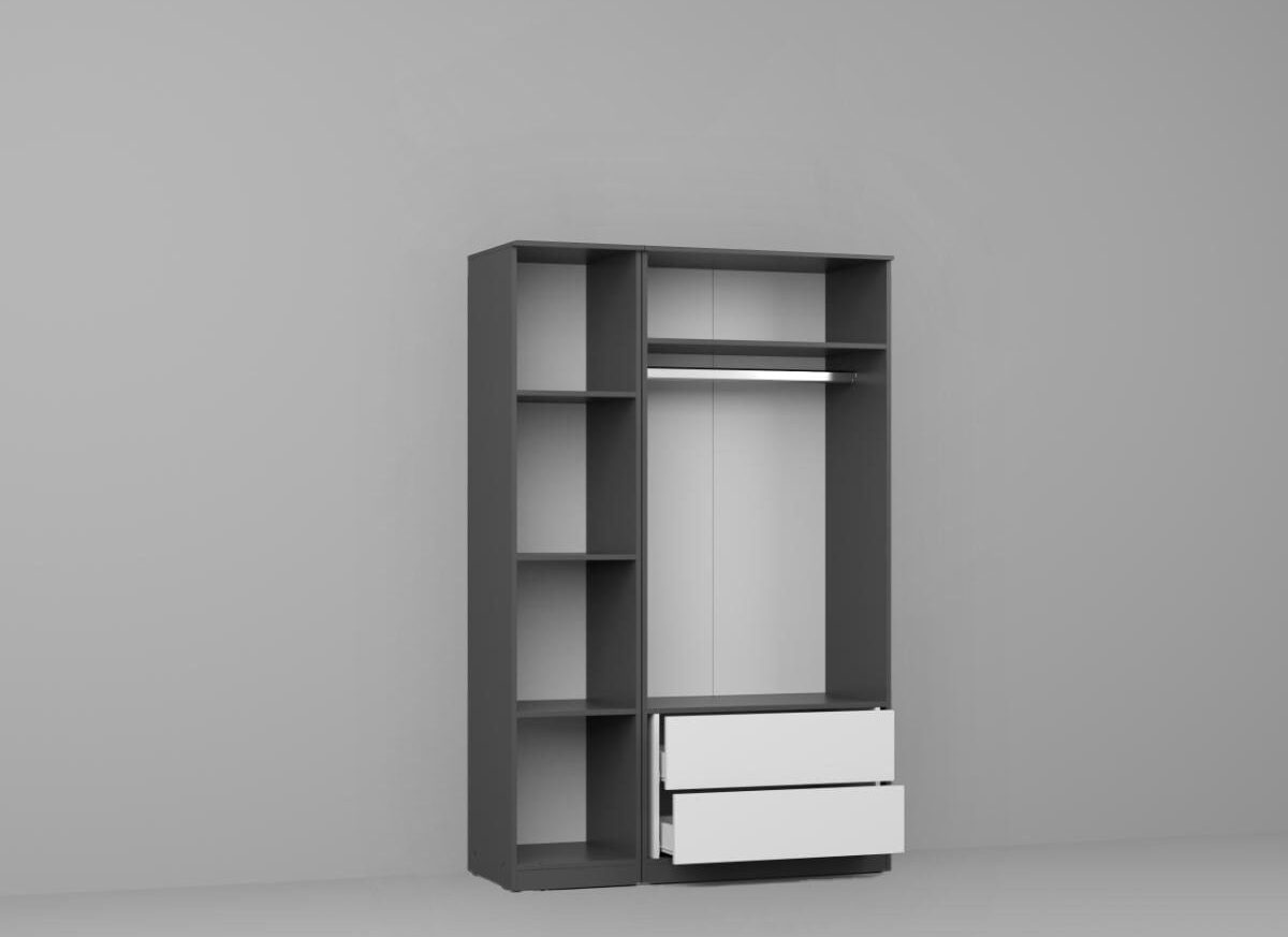 Dressing Dormitor Gri 124 cm - C5