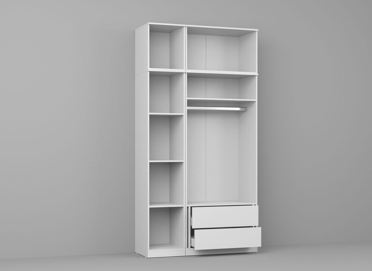 Dressing Dormitor Alb 124 cm - C6