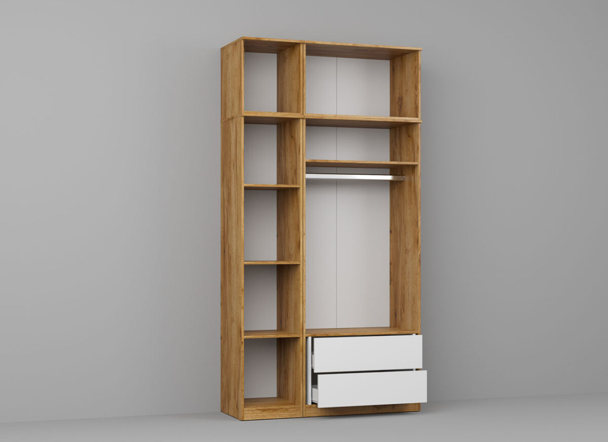 Dressing Dormitor Stejar Auriu 164,4 cm - C7