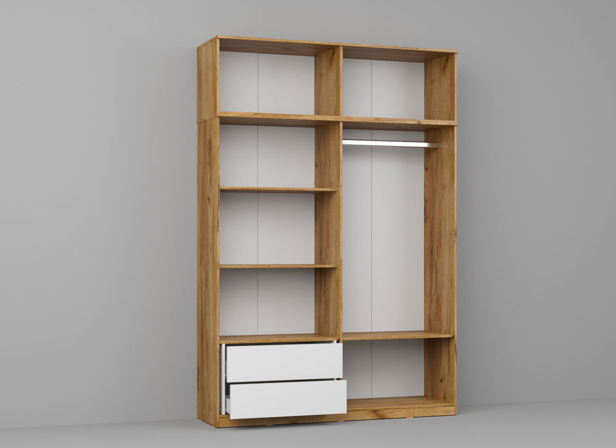 Dressing Dormitor Stejar Auriu 164,4 cm - C8