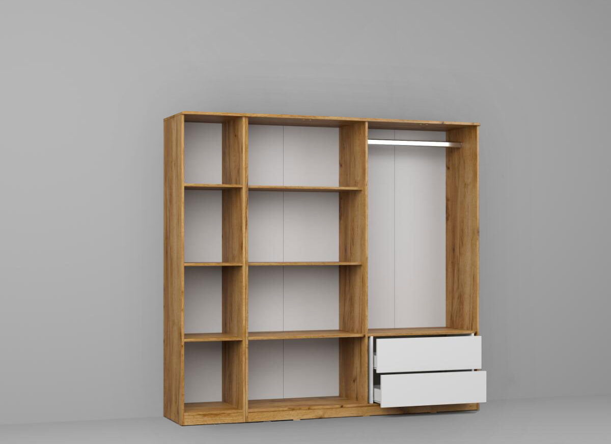 Dressing Dormitor Stejar Auriu 205.4 cm - C9