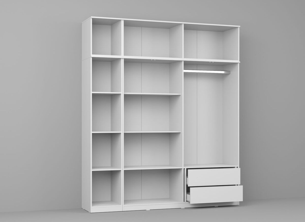 Dressing Dormitor Alb 205,4 cm - C10
