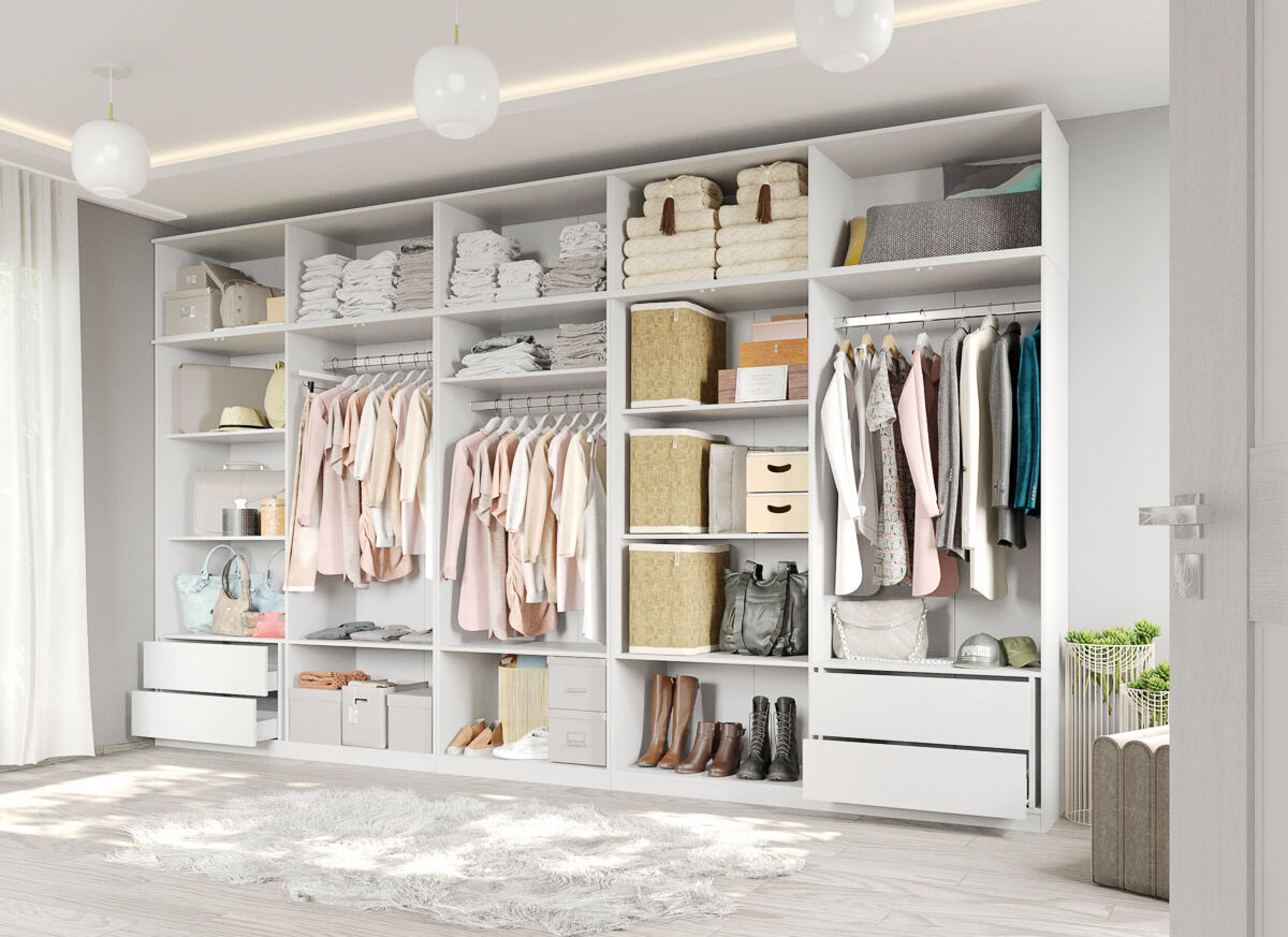 Dressing Dormitor Alb 411,8 cm - C22
