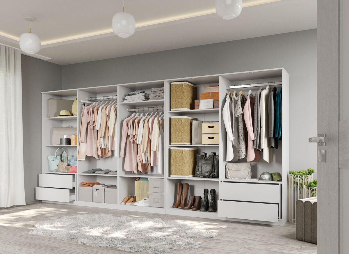 Dressing Dormitor Alb 411,8 cm - C21