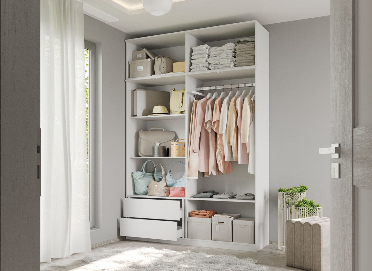 Dressing Dormitor Alb 164,4 cm - C8