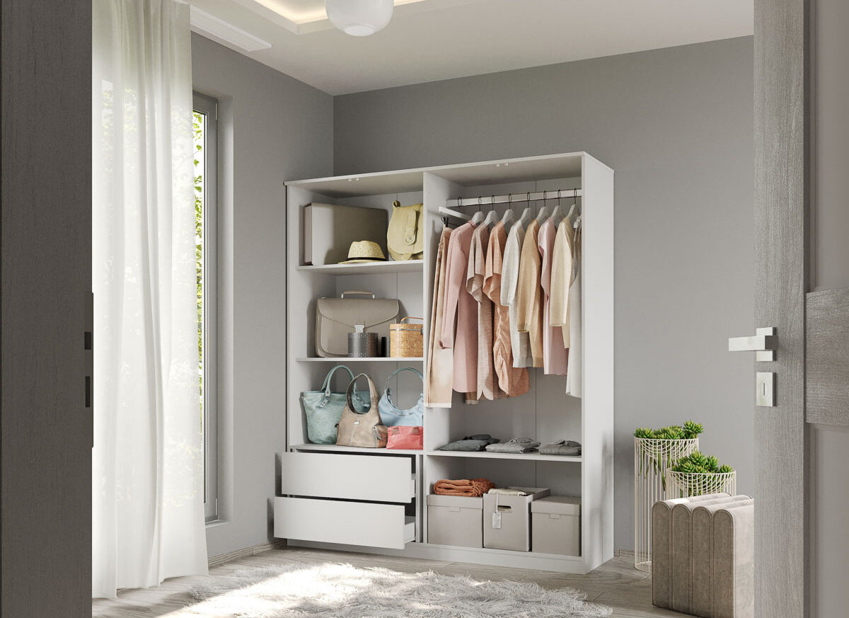 Dressing Dormitor Alb 164,4 cm - C7