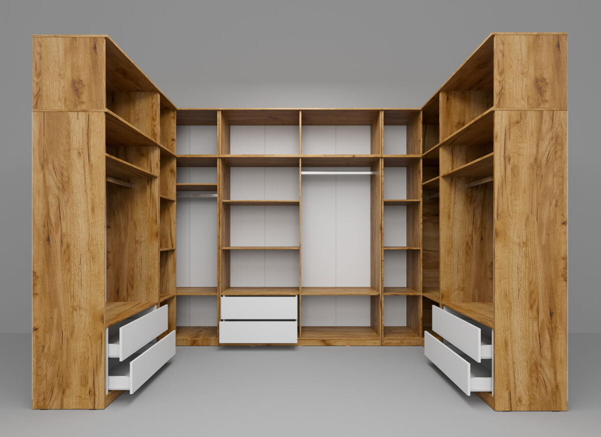 Dressing Dormitor U K03 169,8/340,2/172 cm - C41