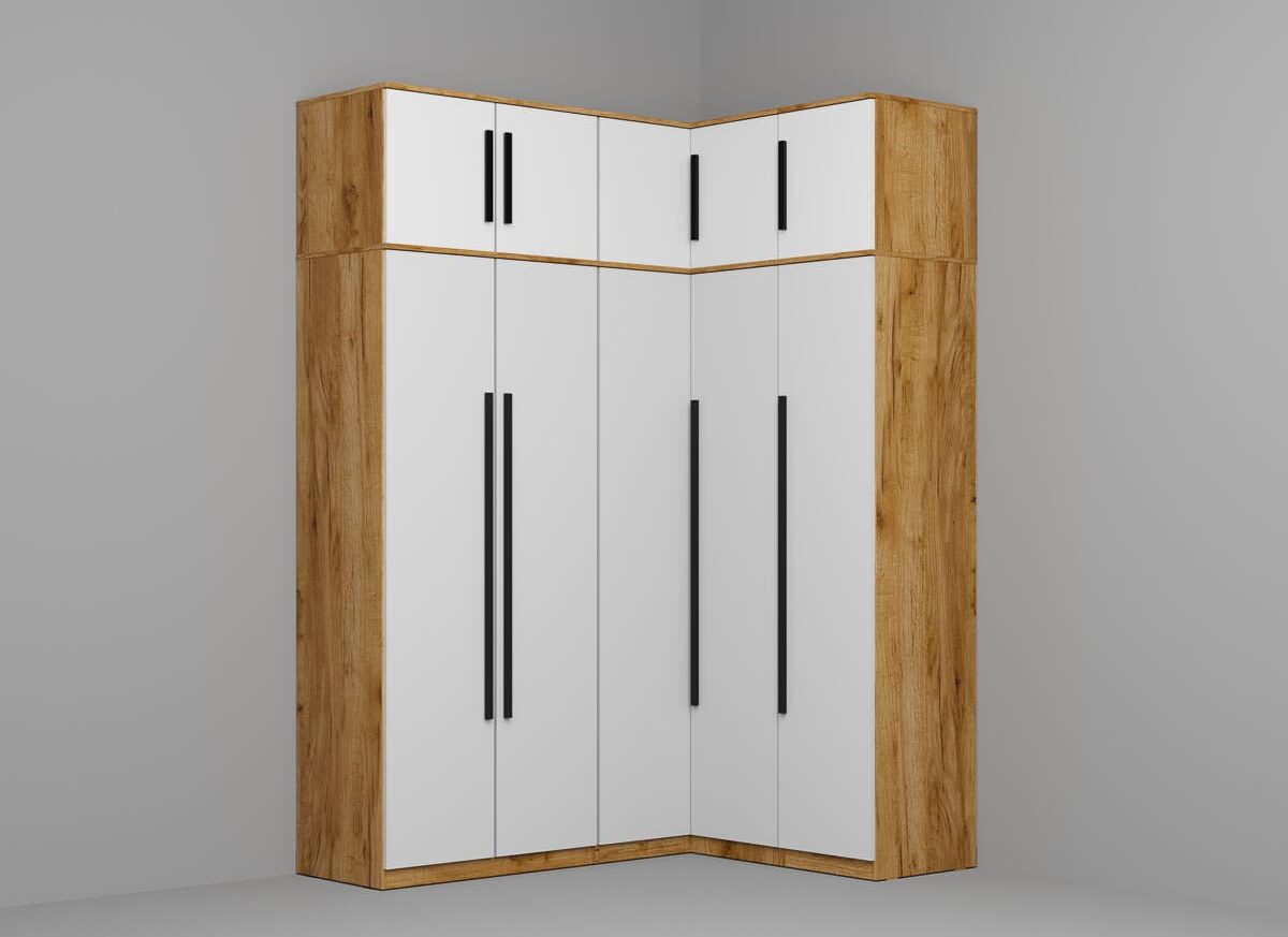 Dressing Dormitor pe colt K03 cu usi - C7