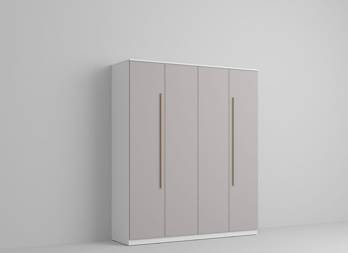 Dulap dormitor 4 usi Casmir 164 x 192.5 cm - Tokio