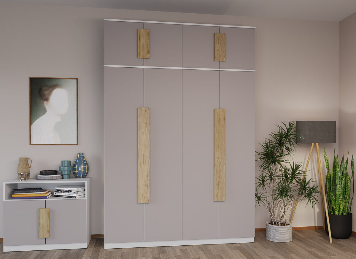 Dulap dormitor 4 usi Casmir 164 x 240.3 cm - Aeris