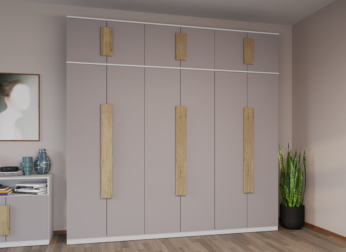 Dulap dormitor 6 usi Casmir 247.4 x 240.3 cm - Aeris